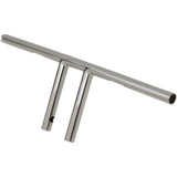 DRAG SPECIALTIES 0601-4215 1" T-Bar dimpled - straight - 6" - chrome