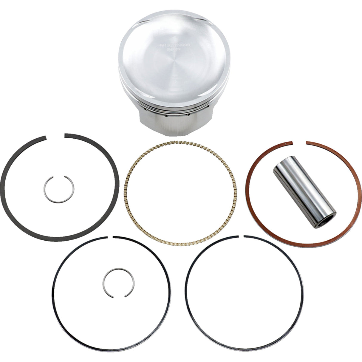 WISECO 0910-3949 40133M10000 Piston Kit Forged Series for 4-Stroke Piston Kit - 100.00 mm - Kawasaki