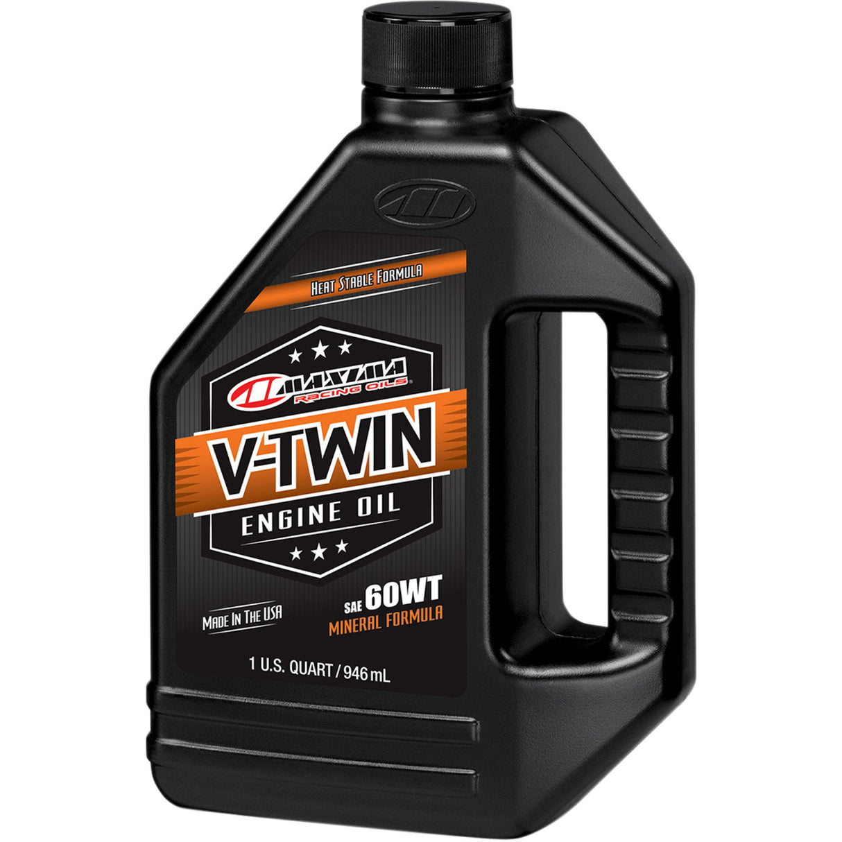 MAXIMA RACING OIL 3601-0293 30-08901 Pre-Evolution V-Twin Mineral Engine Oil V-Twin Oil - 60wt - 1 U.S. quart