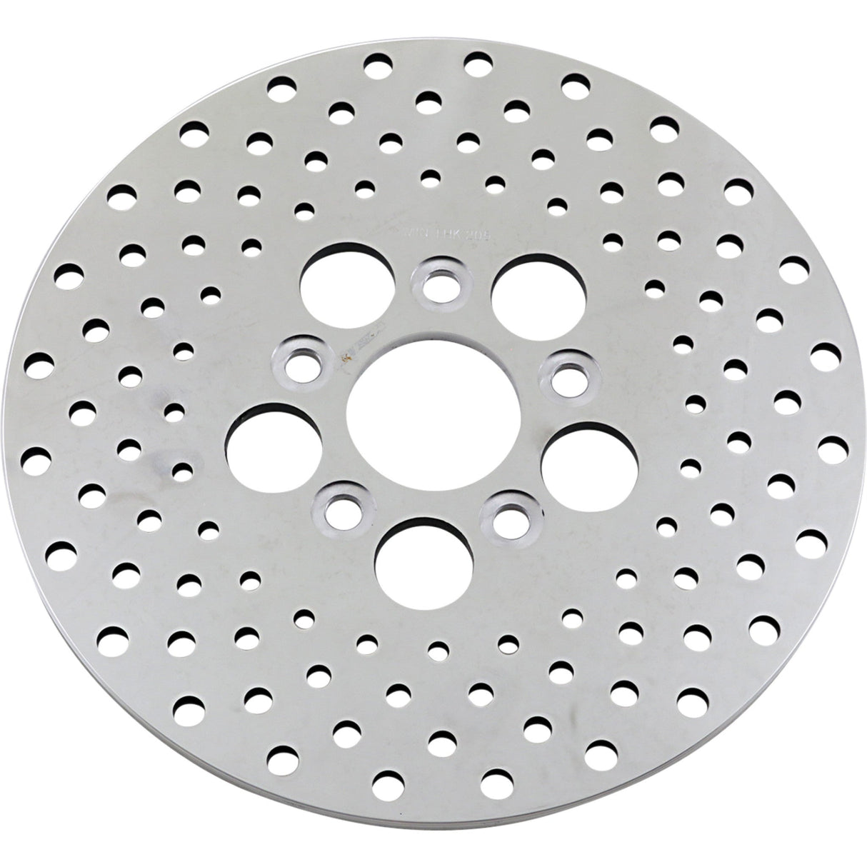 Drag Specialties Vintage Drilled Brake Rotor Shovelhead 10" For Harley Touring / Super / Electra Glide 1972-1984