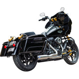 S&S Cycle 2-Into-1 Qualifier Exhaust System 50-State Silver - 550-1108 For Harley Touring 2017-2026