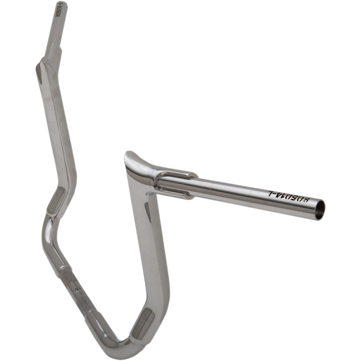 FAT Baggers INC. 1-1/2" EZ Install Pointed Top Handlebar 14" Chrome - 805014 For Harley Touring 2006-2020