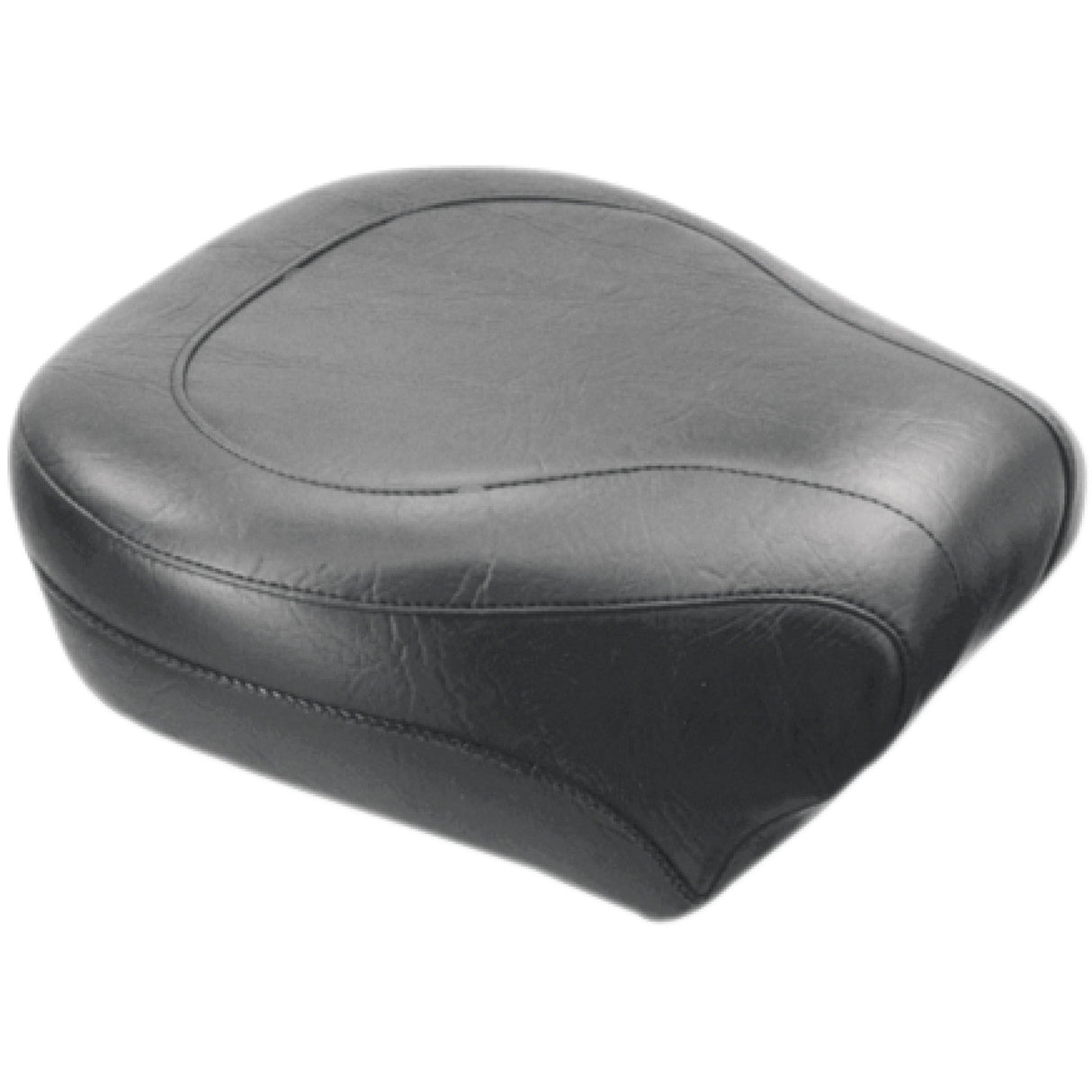 Mustang Wide Rear Seat Smooth Black - 76182 For Harley Softail 2005-2015