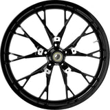 Coastal Moto Marlin Precision Cast 3D Wheel Marlin Front Dual Disc Without ABS Black 21x3.5 - 3D-MAR213SB07 For Harley Touring 2000-2007