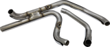 El Dorado Dual Exhaust System - Chrome - Black Tracer - 1800-2524