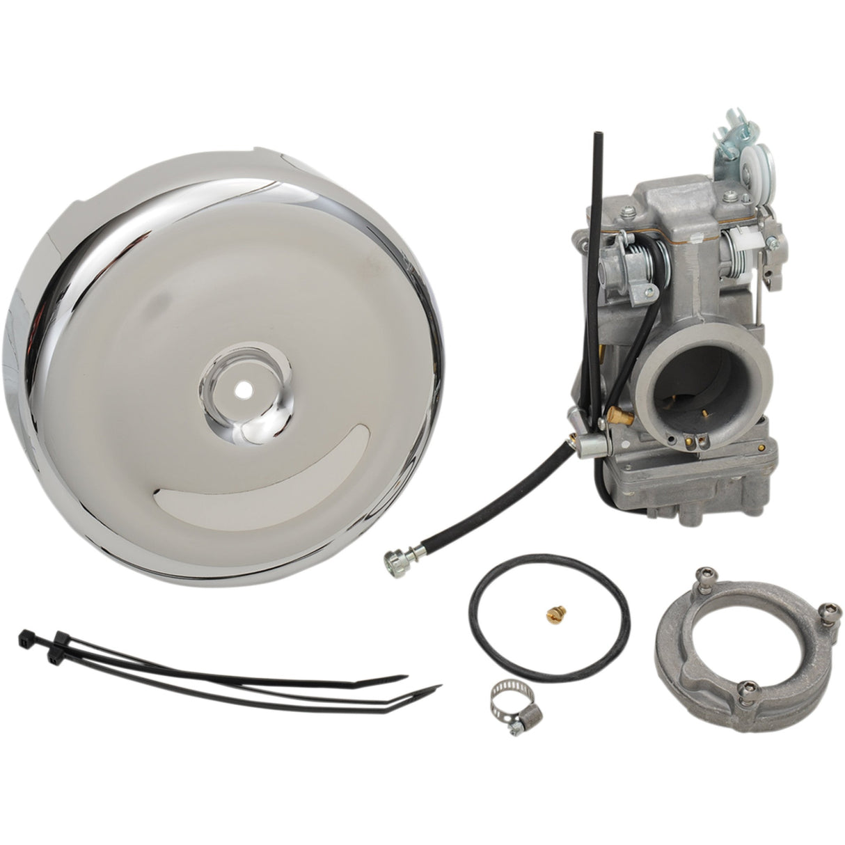 Mikuni HSR42 Smoothbore Carburetor Easy Kit HSR42 Evolution Big Twin For Harley Motorcycles 1990-1999
