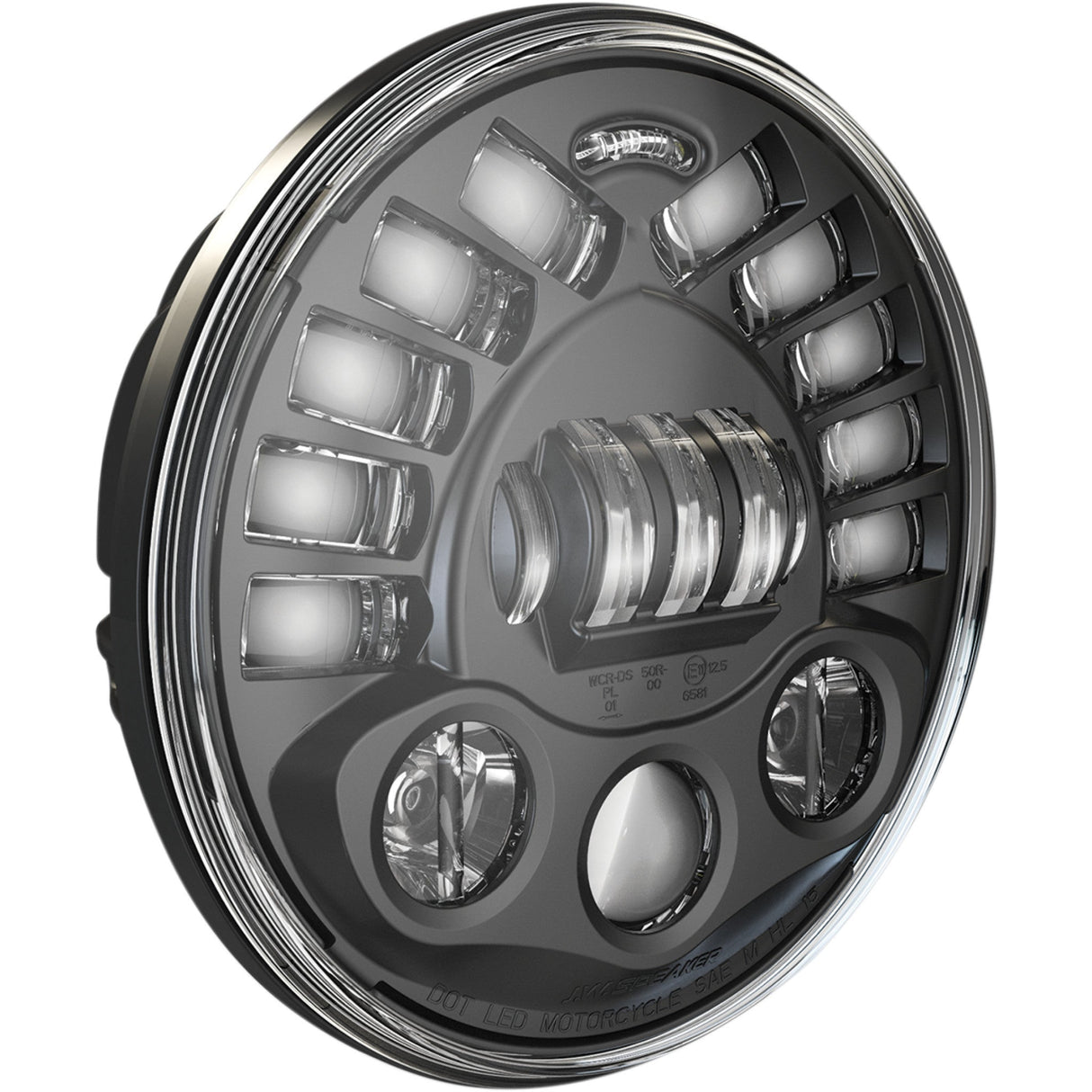 CUSTOM DYNAMICS 2001-2136 PB-7PA-B ProBEAM® 7” Adaptive Headlamp - Adaptive Headlight with Mount - Black