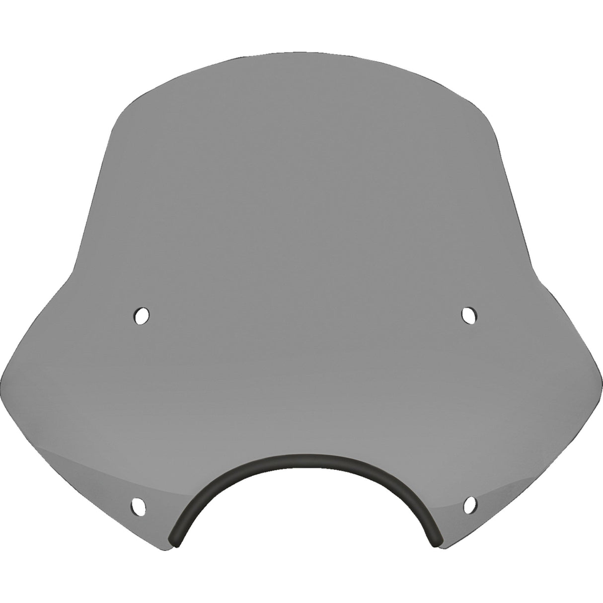 MEMPHIS SHADES 2313-0337 MEP54712 Speed Demon Windshield - Speed Demon Sportshields - 15" - 9" Headlight Cutout - Black Smoke