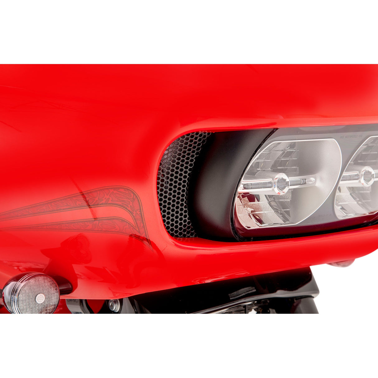 KLOCK WERKS 2330-0199 KWS-01-0368-B Fairing Vent Screen - Round