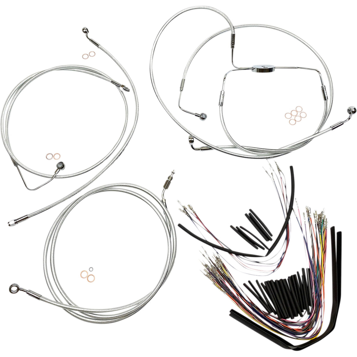Magnum Shielding Cable Kit - 387001 For Harley Touring 2008-2012