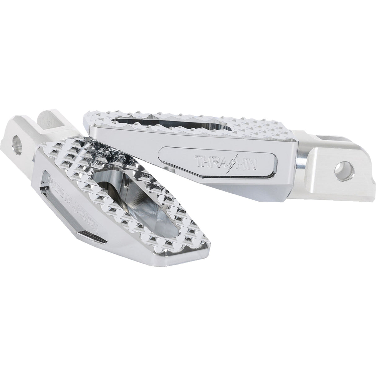 THRASHIN SUPPLY CO. 1620-2612 TSC-2021-3-SF P-54 Pegs - Slim P-54 Footpegs - Front - Chrome