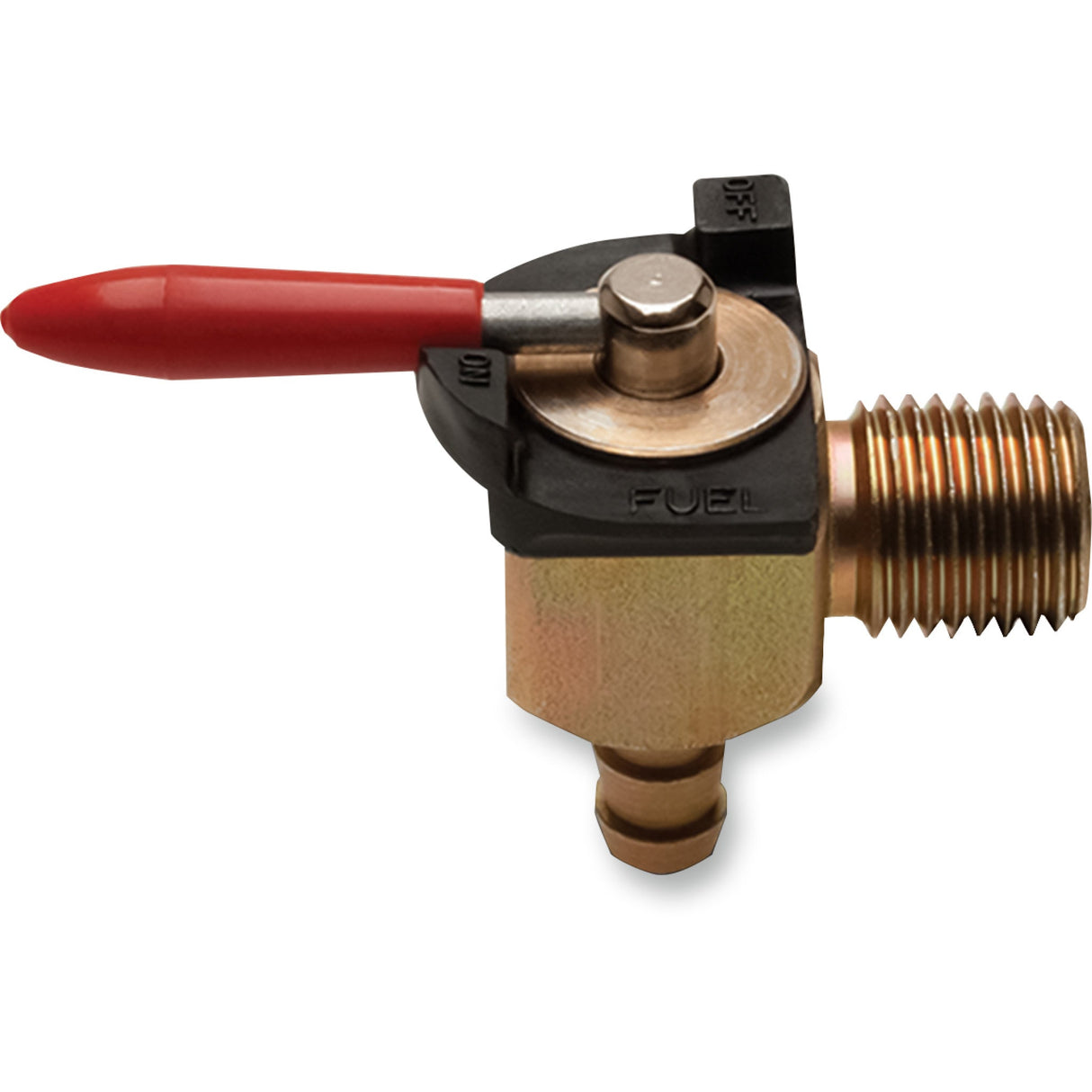 MOTION PRO 0705-0128 12-0085 Fuel Valve 90° - 1/4" npt - 1/4" barb