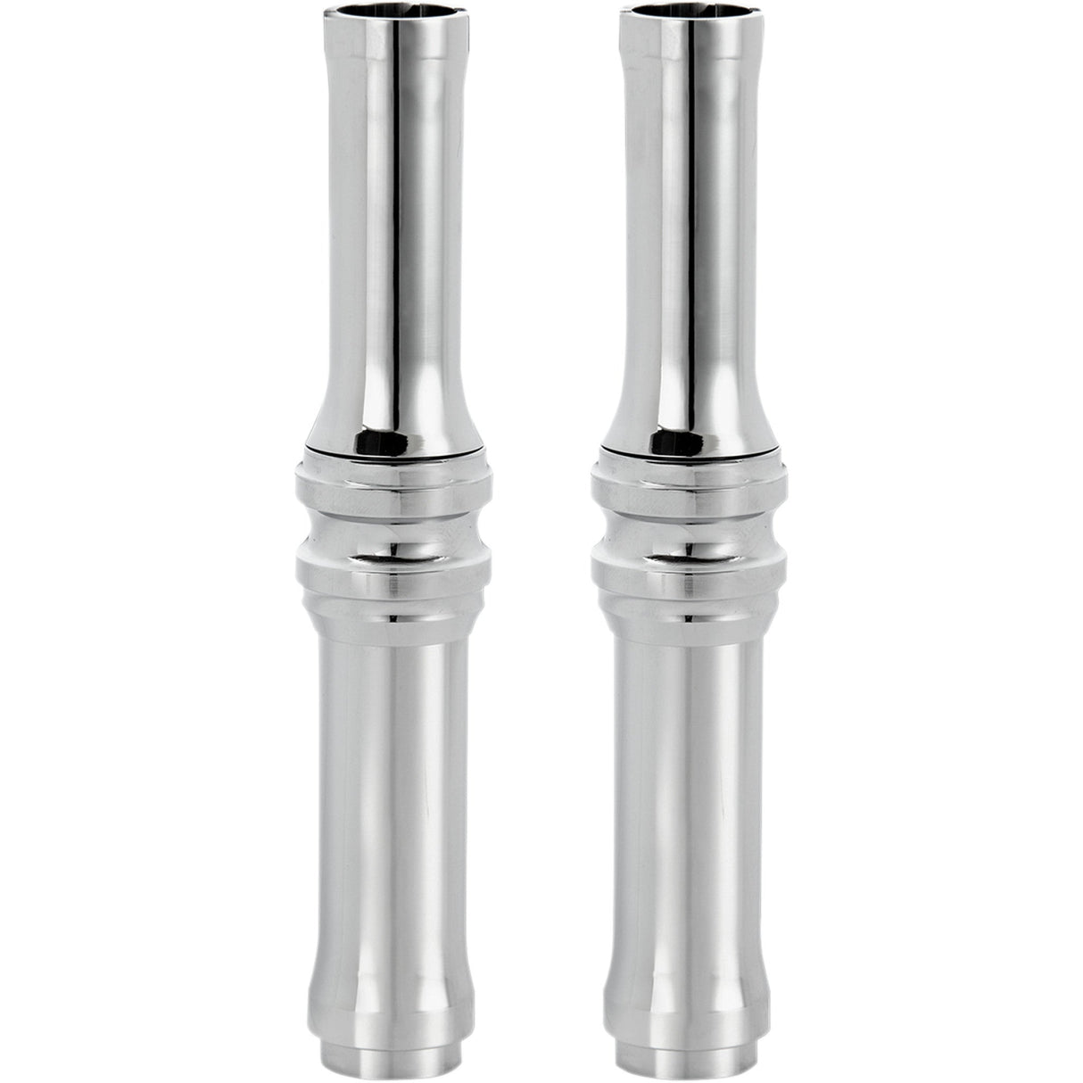 Arlen Ness Pushrod Tube Cover Kit 10 Gauge® Chrome Twin Cam - 03-632 For Harley Motorcycles 1999-2017
