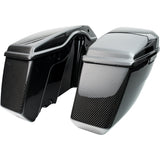 Slyfox Saddlebag Bottoms Carbon Gloss - 1022-SBTC-G For Harley Touring 2024-2026