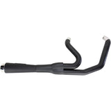 Bassani Xhaust Road Rage 2-Into-1 Exhaust System - 13122J For Harley Dyna 2006-2017
