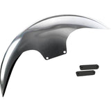 Paul Yaffe Bagger Nation Cafe Front Fender For 21" Wheel 21" Black Adaptors - PYO:CAFE-21-14L-B For Harley Touring 2014-2026
