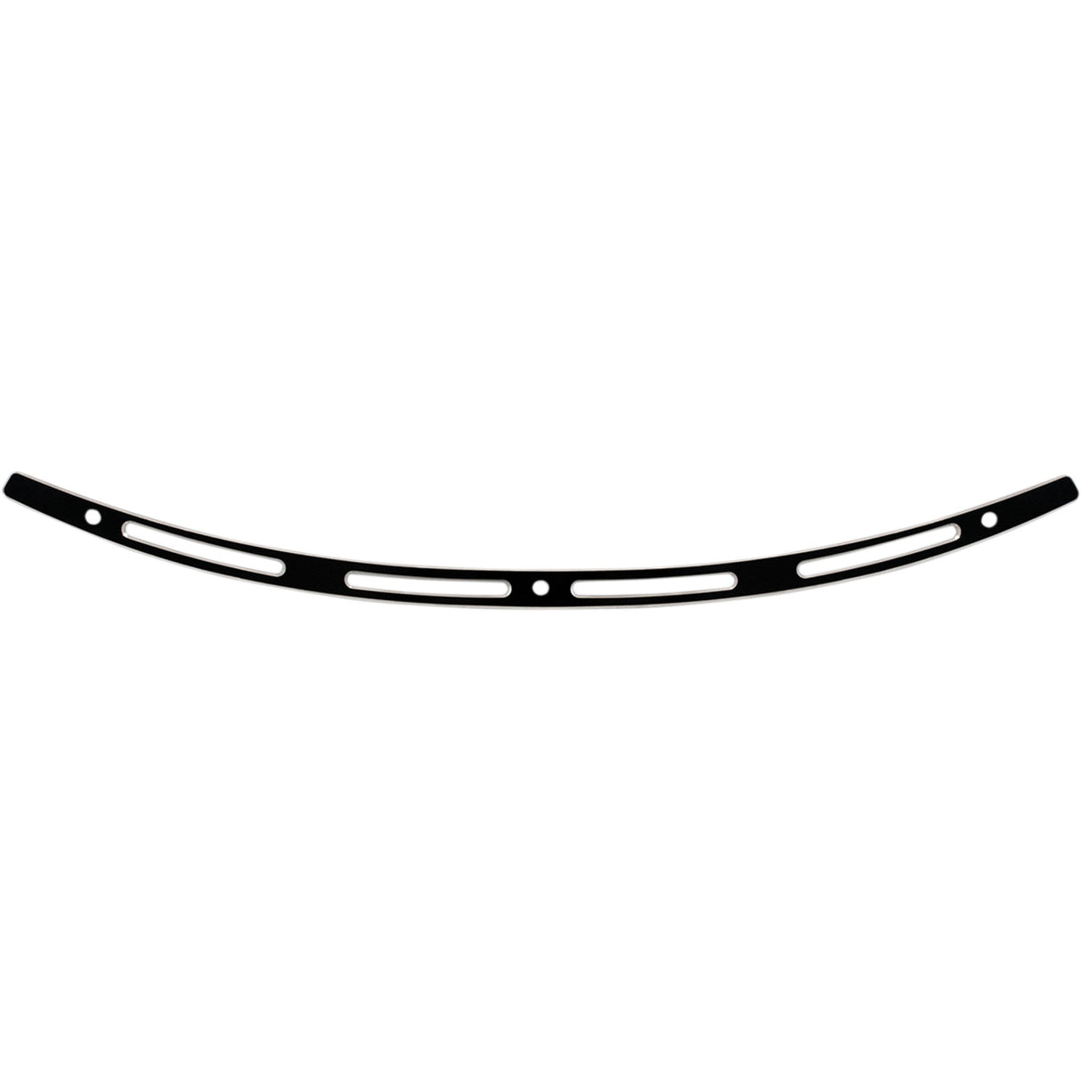 Memphis Shades Stainless Steel Windshield Trim Black Slots - MEB0974 For Harley Touring 2014-2025
