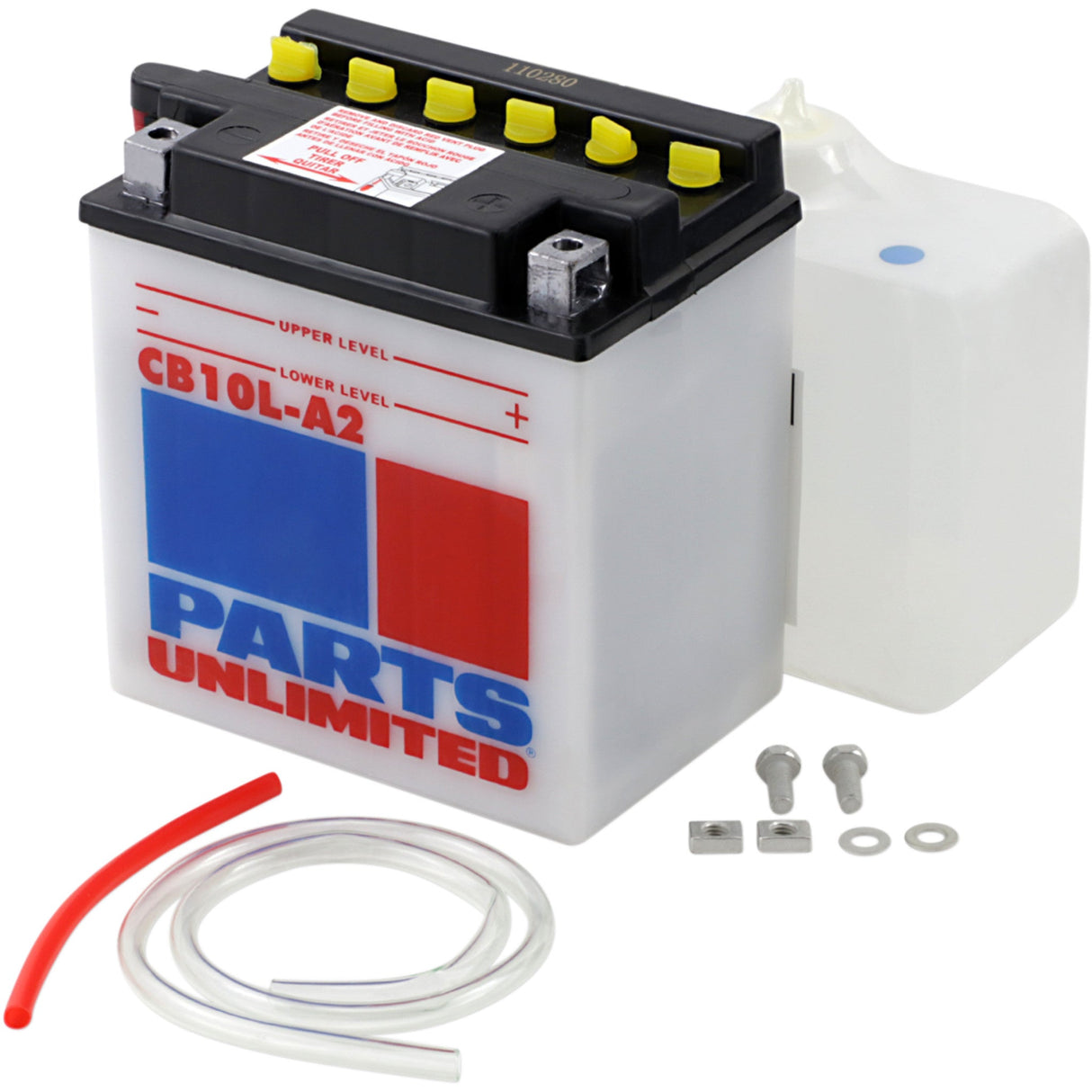 Parts Unlimited Heavy-Duty 12v Battery Kit YB10L-A2 For Suzuki Motorcycles 1977-1988 | Kawasaki Motorcycles 1976-1983