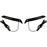 CUSTOM DYNAMICS 2040-3249 CD-LRST-WT-B LED Windshield Trim - Gloss Black
