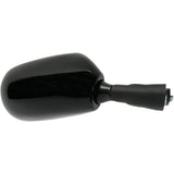 EMGO 0640-0697 20-55201 OEM-Style Replacement Mirror Mirror - Side View - Oval - Black - Right