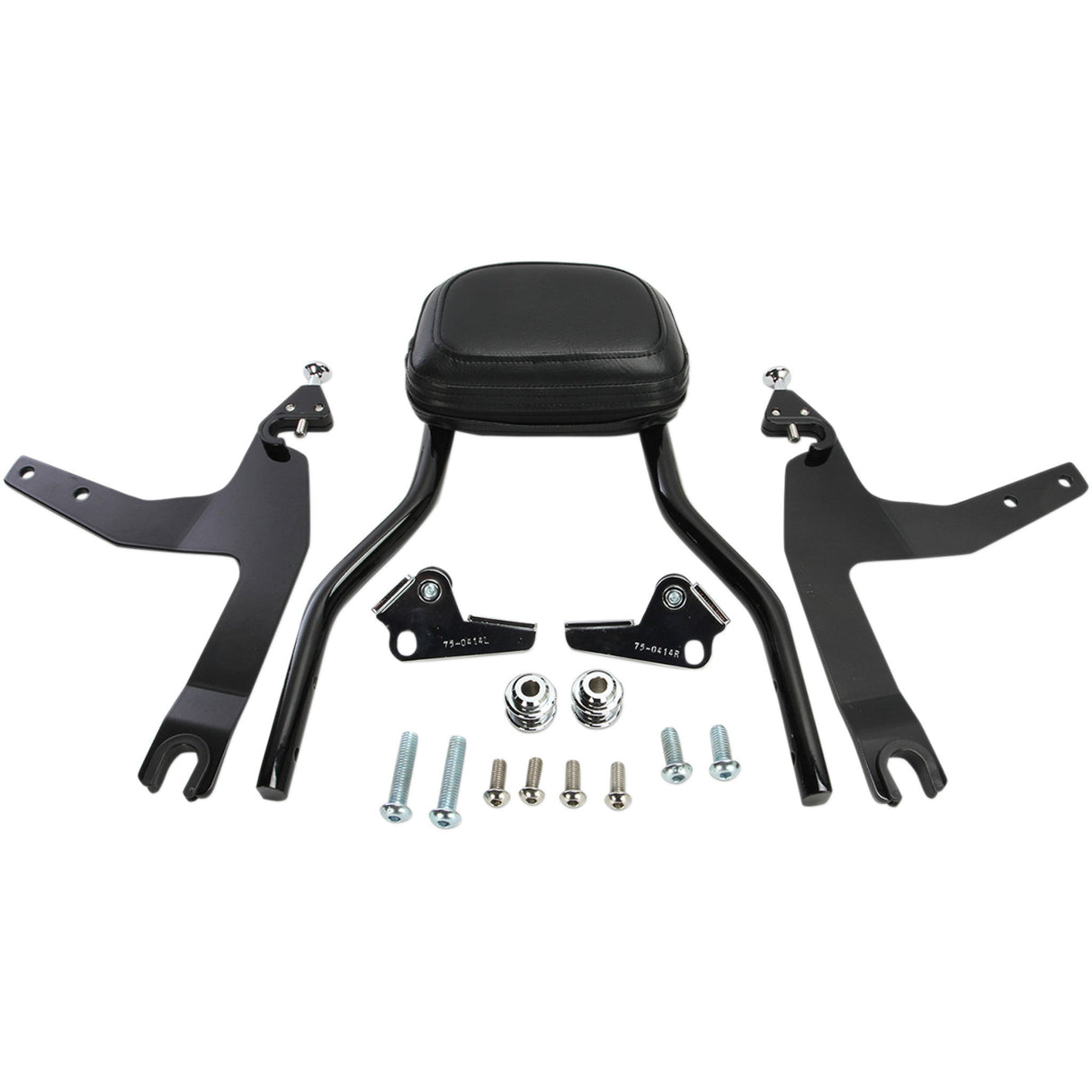 COBRA 1501-0558 602-2002B Detachable Backrest Kit - 14" - Black - Softail