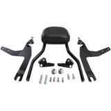COBRA 1501-0558 602-2002B Detachable Backrest Kit - 14" - Black - Softail
