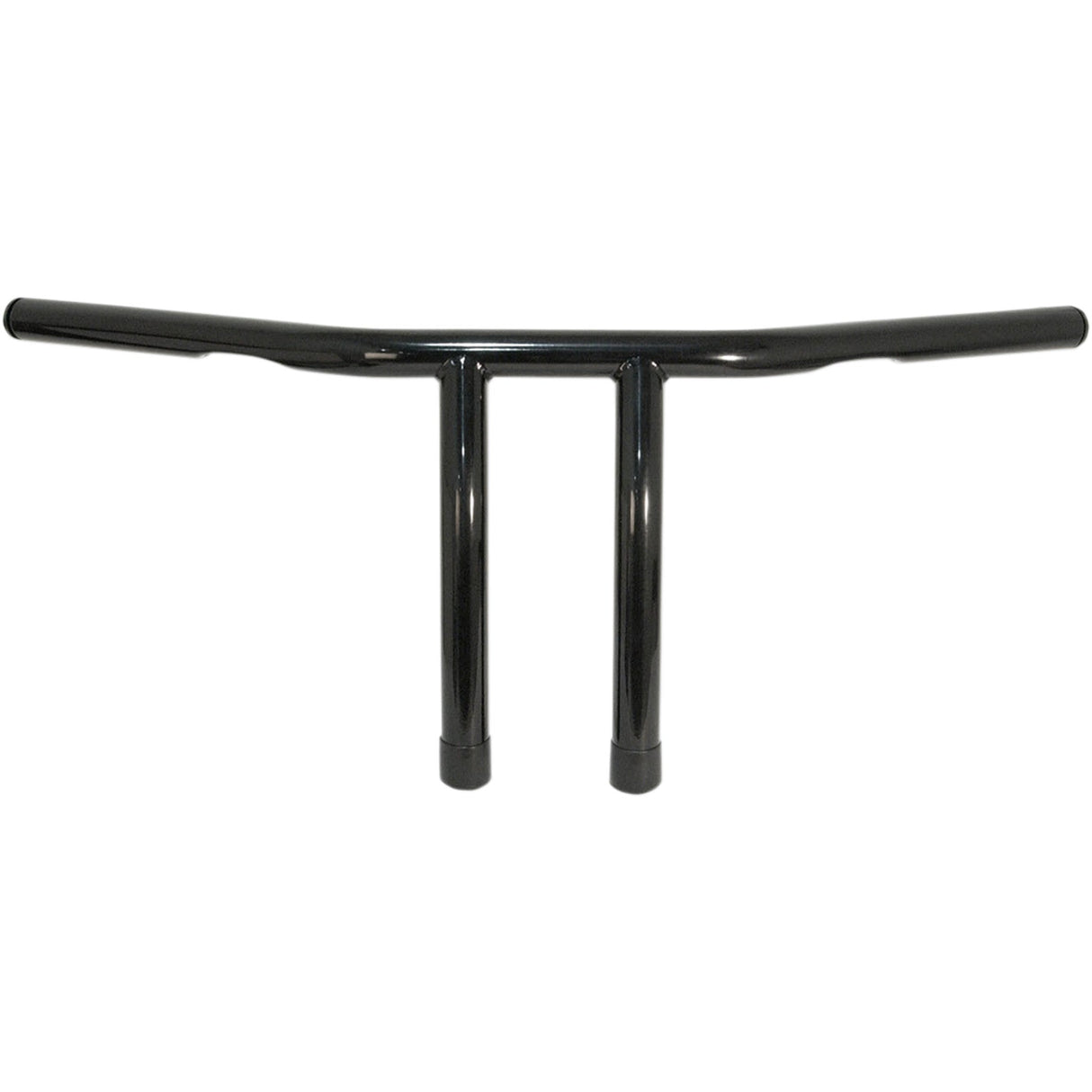 EMGO 0601-3314 07-93422B 1" T-Bar Handlebar Handlebar - T-Bar - 8" - Dimpled - Black