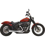 Bassani Xhaust 2-Into-1 Road Rage Exhaust System Chrome - 1S72R For Harley Softail 2018-2025