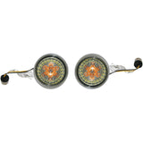 Custom Dynamics Bullet Bezel Turn Signal Assembly - PB-BB-AW-1156CS For Harley Motorcycles 2001-2025