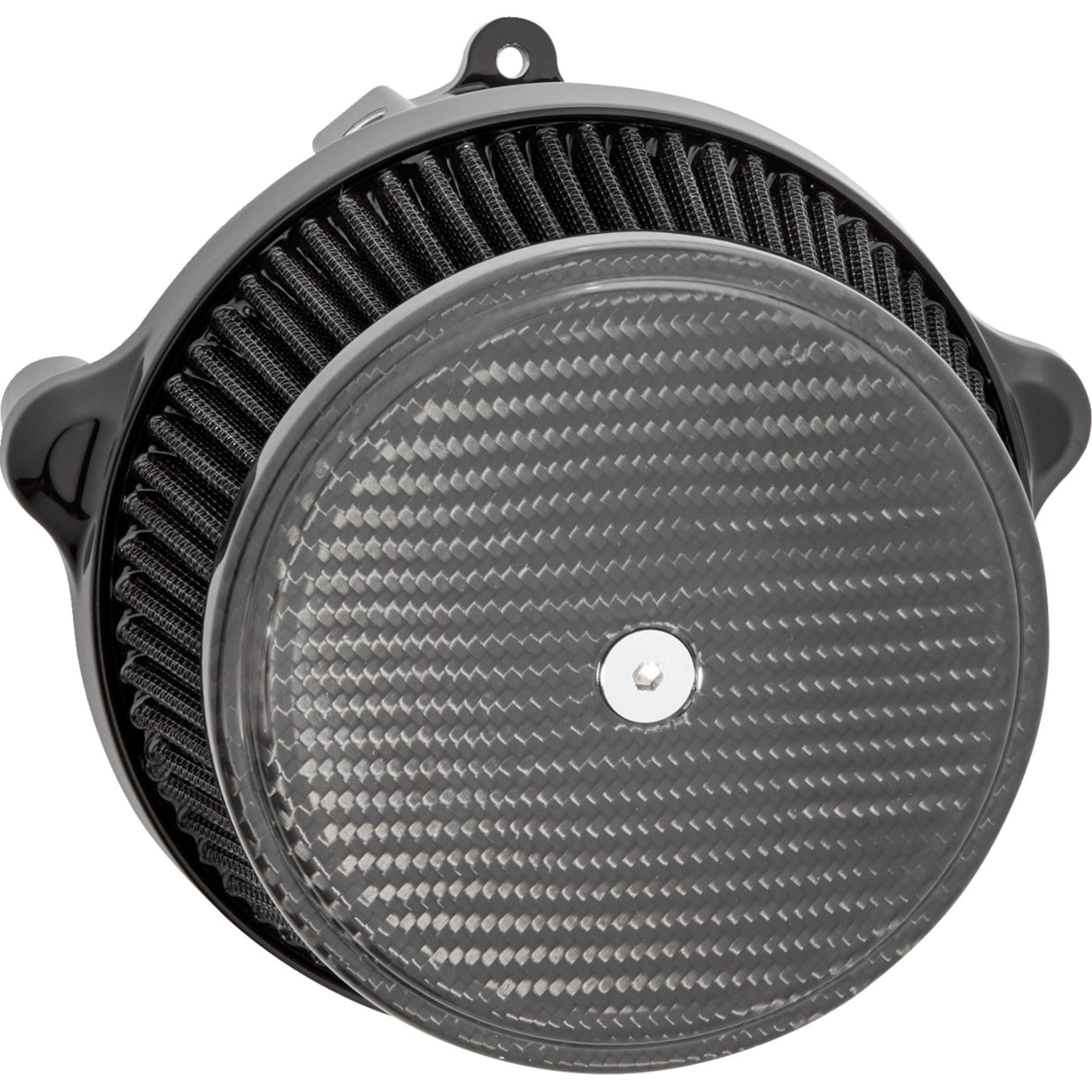 ARLEN NESS 1010-3261 600-311 Big Sucker Stage 1 Air Cleaner Kit with Cover - Carbon - Black