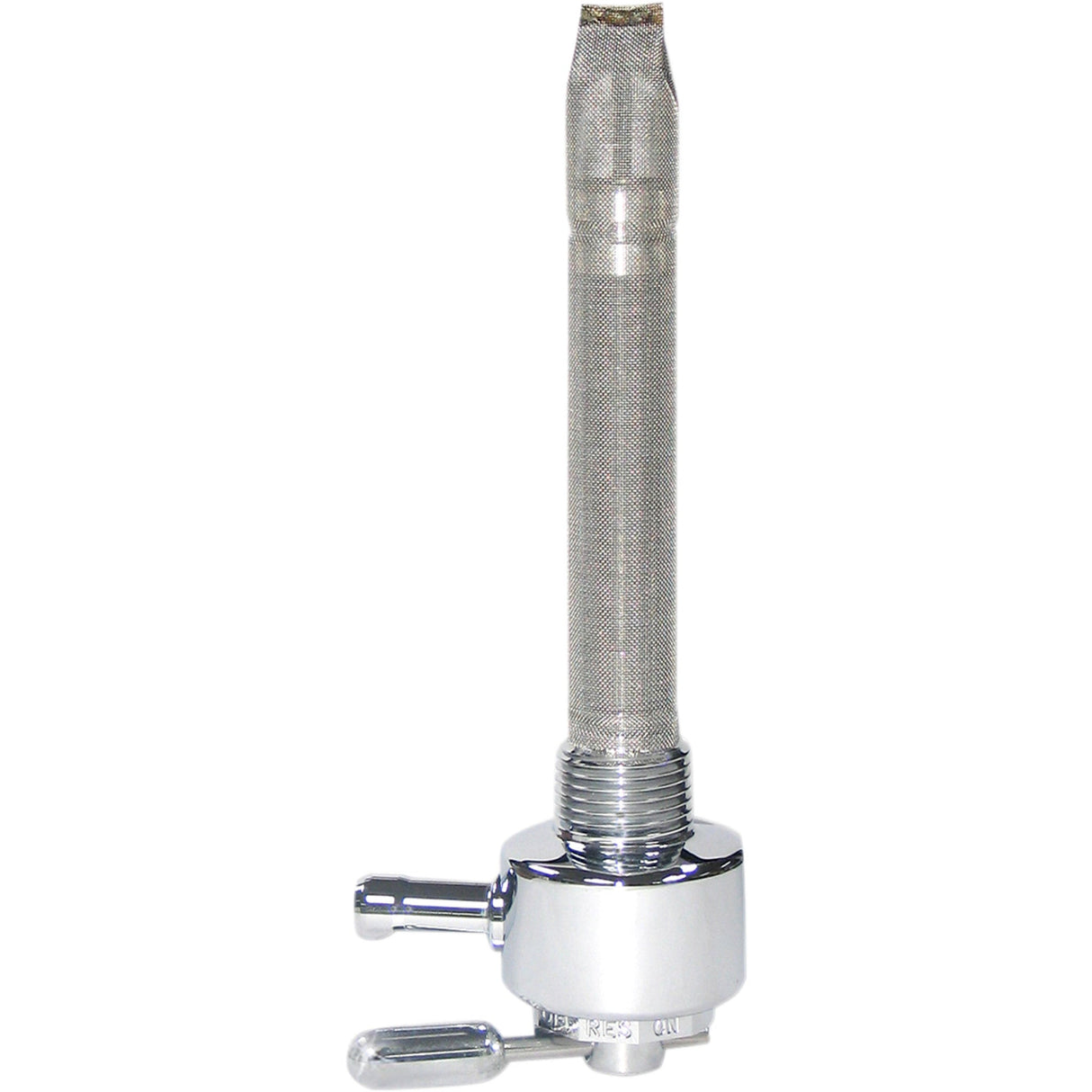 PINGEL DS-390245 1211-CR Power-Flo Fuel Valve - Round Fuel Valve - Chrome - 3/8" NPT