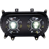 CUSTOM DYNAMICS 2001-2603 CD-RG-H-B Double-X LED Headlight - Black - Road Glide