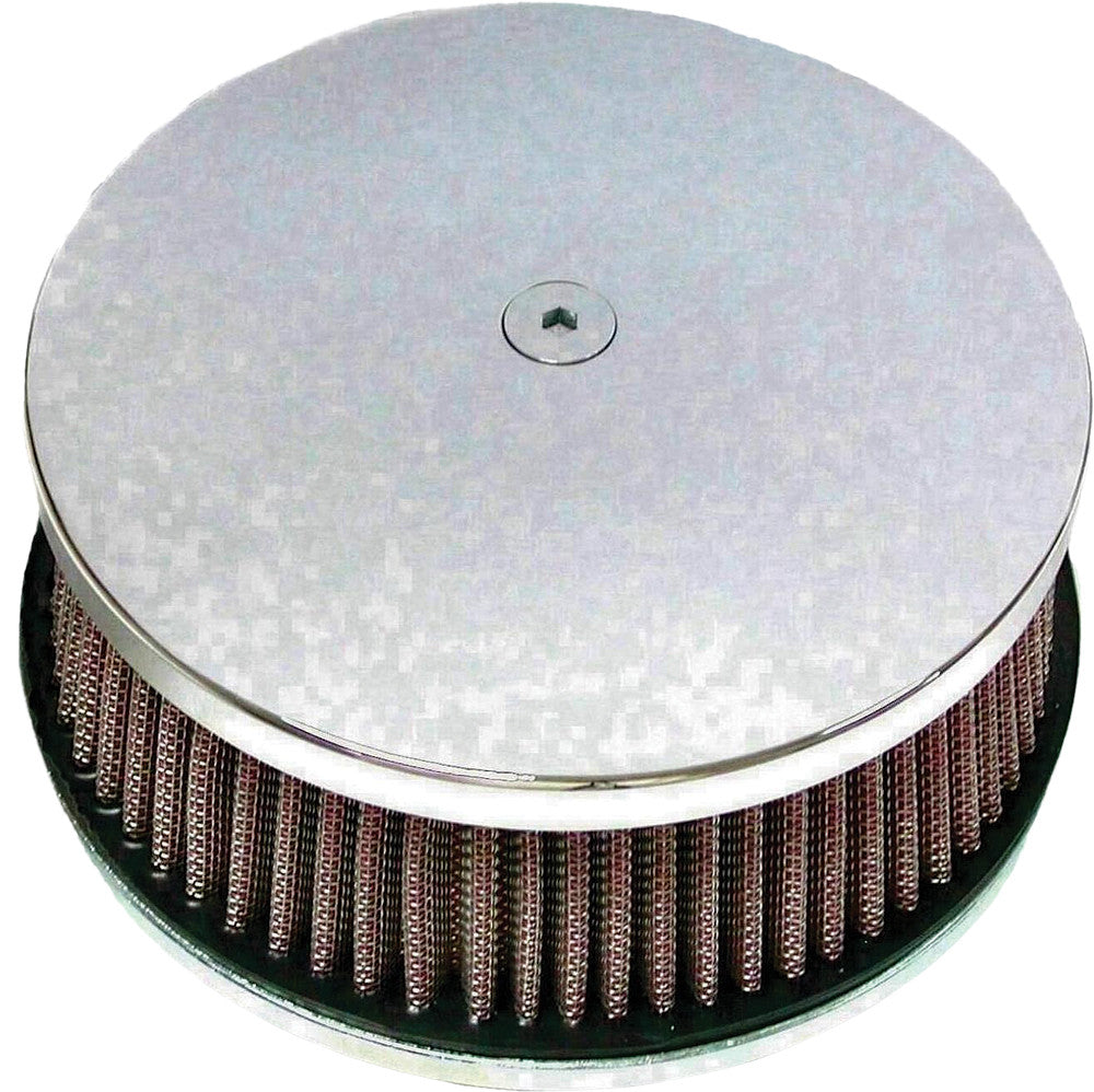 Harddrive 120301 Round Air Cleaner HP Classic Smooth Chrome 5-7/8" For Harley Motorcycles 1988-2016