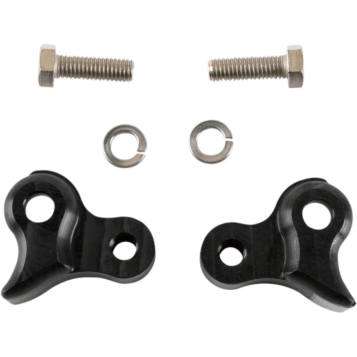 Burly Brand Rear Lowering Kit Rear Lowers 1" Black - B28-42007 For Harley Touring 2002-2008