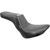 LePera Daytona 2-Up Seat Without Backrest Basketweave Black FX - LY-543BW For Harley Softail 2018-2023