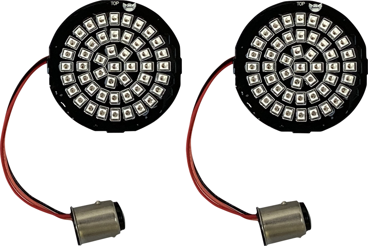 Genesis® 4 Red Ring LED Turn Signal Inserts