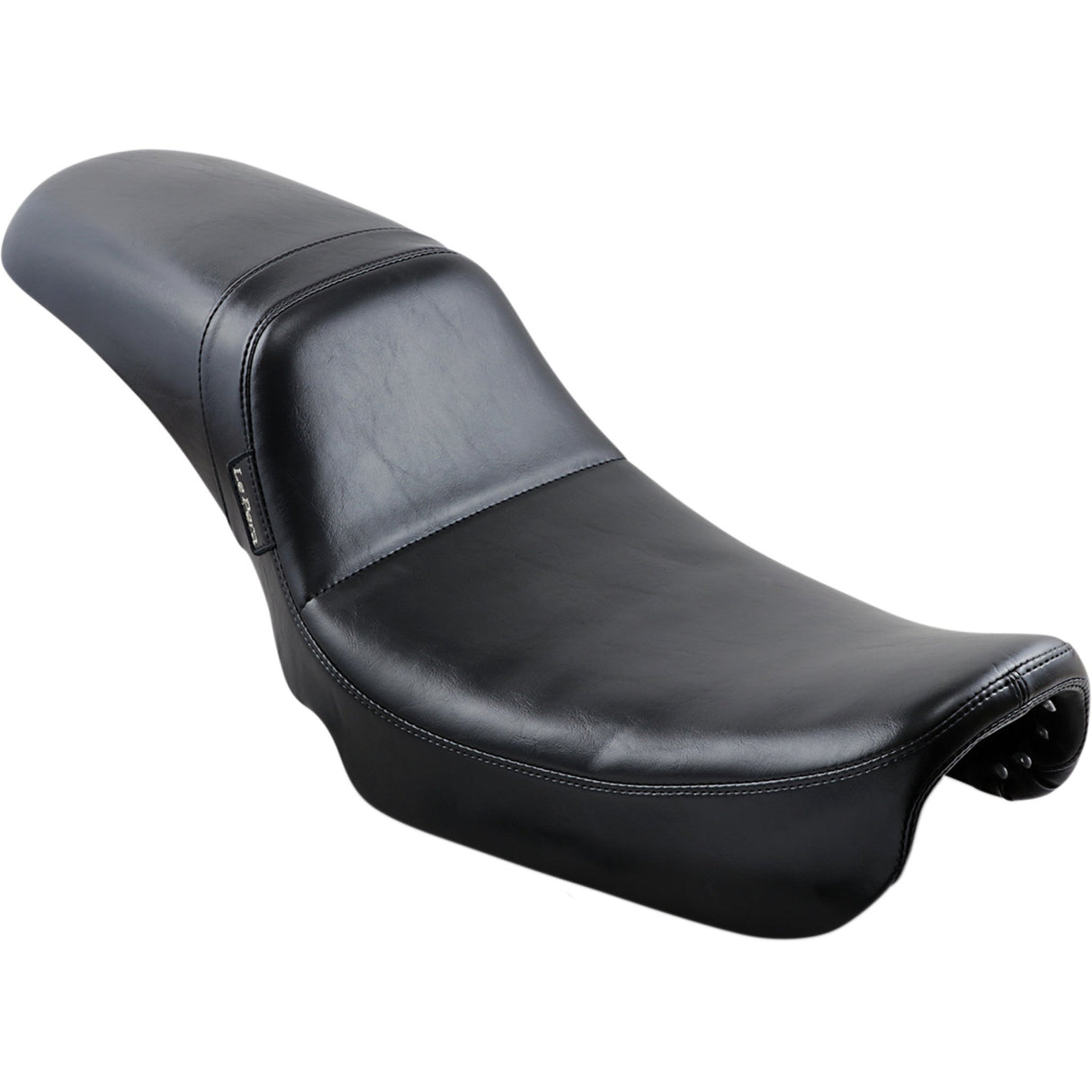 LePera Daytona Daddy Long Legs 2-Up Vinyl Seat Black - LK-510DL For Harley Motorcycles 2006-2017