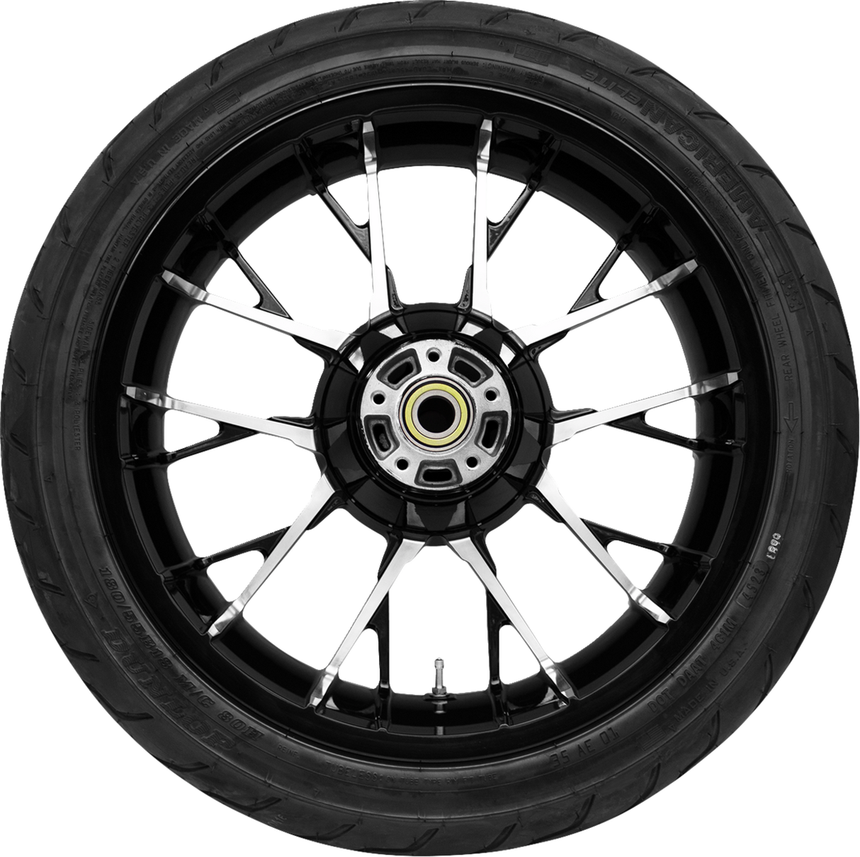 Marlin Rear Wheel - Black Cut (18") | Dunlop Tire (180/55B18) - 0336-0018