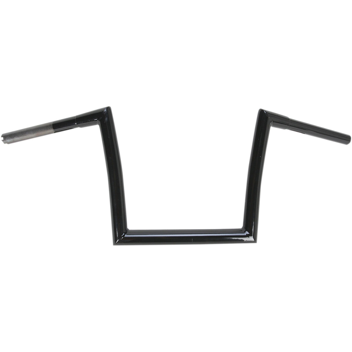 Todd's Cycle 1-1/4" Strip Handlebar Fat Bobber 10" Rise Black For Harley 2007-2017