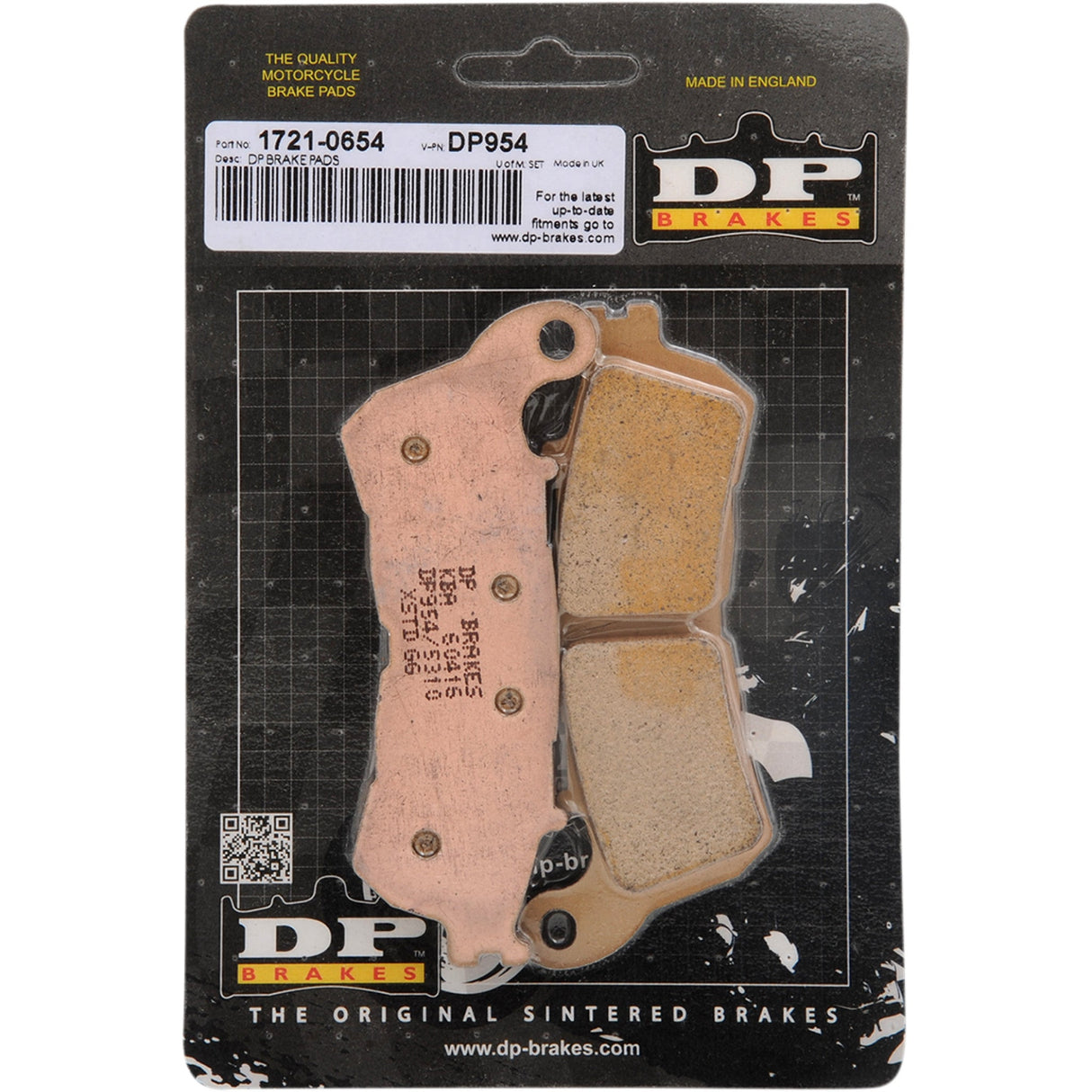 DP Brakes Standard DP Sintered Brake Pads - DP954 Honda Motorcycles 2008-2020