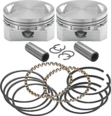 S&S Cycle BT 3-1/2in .010in Bore Forged Stroker Piston Kit - 106-5555 For Harley Motorcycles 1984-1999