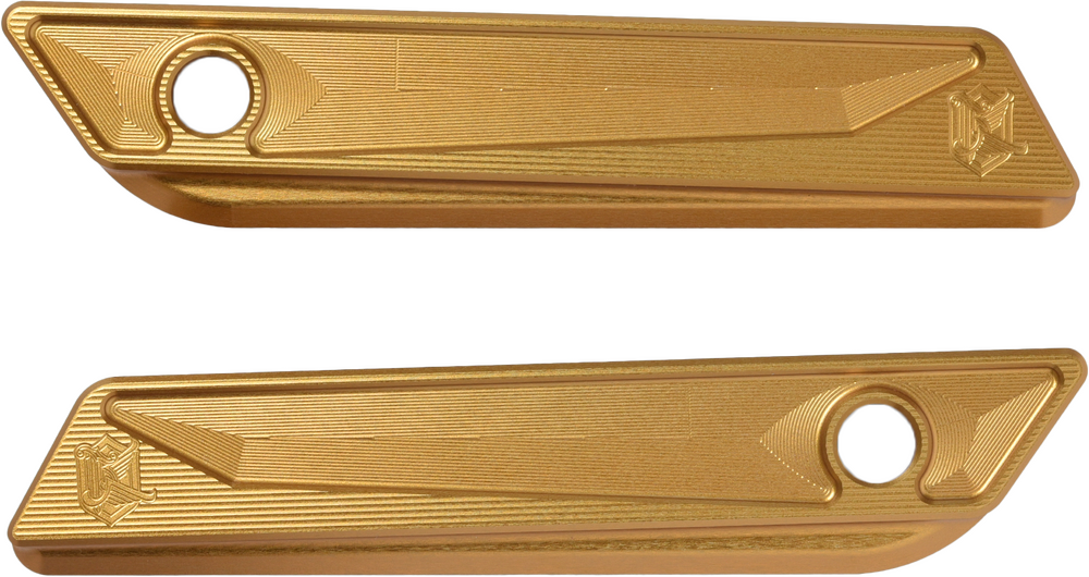 Kens Factory NL Saddle BAG Hinge Cover Gold CVO `23 HX Roadglide 24 - KFL-31G For Harley Touring 2023-2026