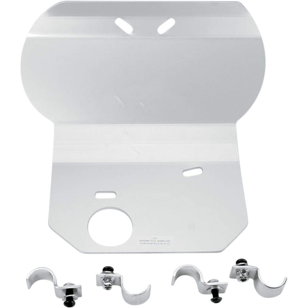 MOOSE OFFROAD M234 234 Aluminum Skid Plate — Skid Plate Skid Plate - Silver - Kawasaki - KLX 300