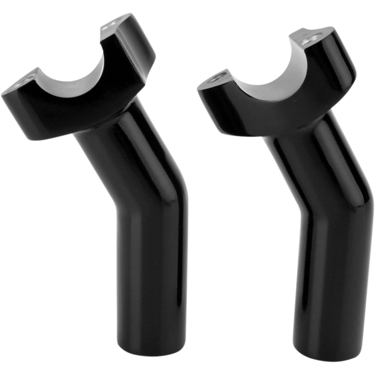 DRAG SPECIALTIES 0602-0414 Forged Aluminum Handlebar Risers pullback - 4-1/2" - black