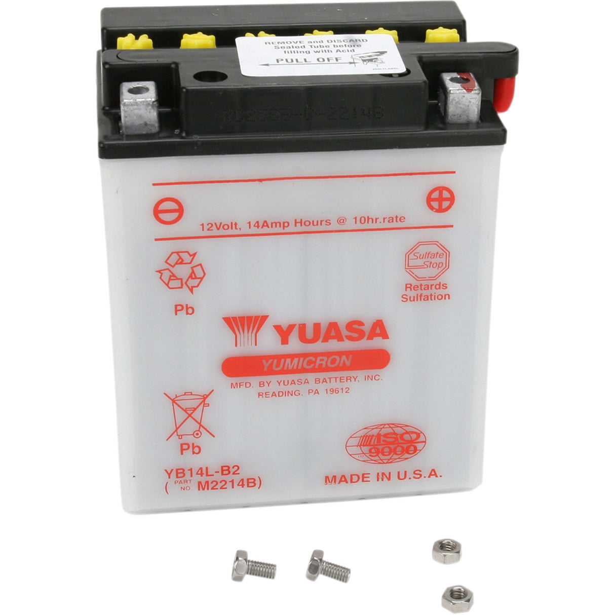 Yuasa Yumicron Battery - YUAM2214BIND Honda CBR1000F / CBR1000F Hurricane 1990-1996