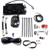 ULTRACOOL 0713-0225 SMT-4 Oil Cooler Kit naked - black - dyna/fxr/softail/touring