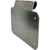 Alloy ART License Plate Mount Burnished Aluminum - LD-2 For Harley Touring 1999-2020