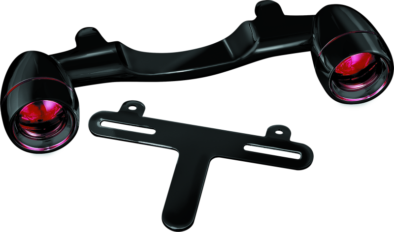 Kuryakyn 5405 Bullet Light Rear Turn Signal Bar Gloss Black