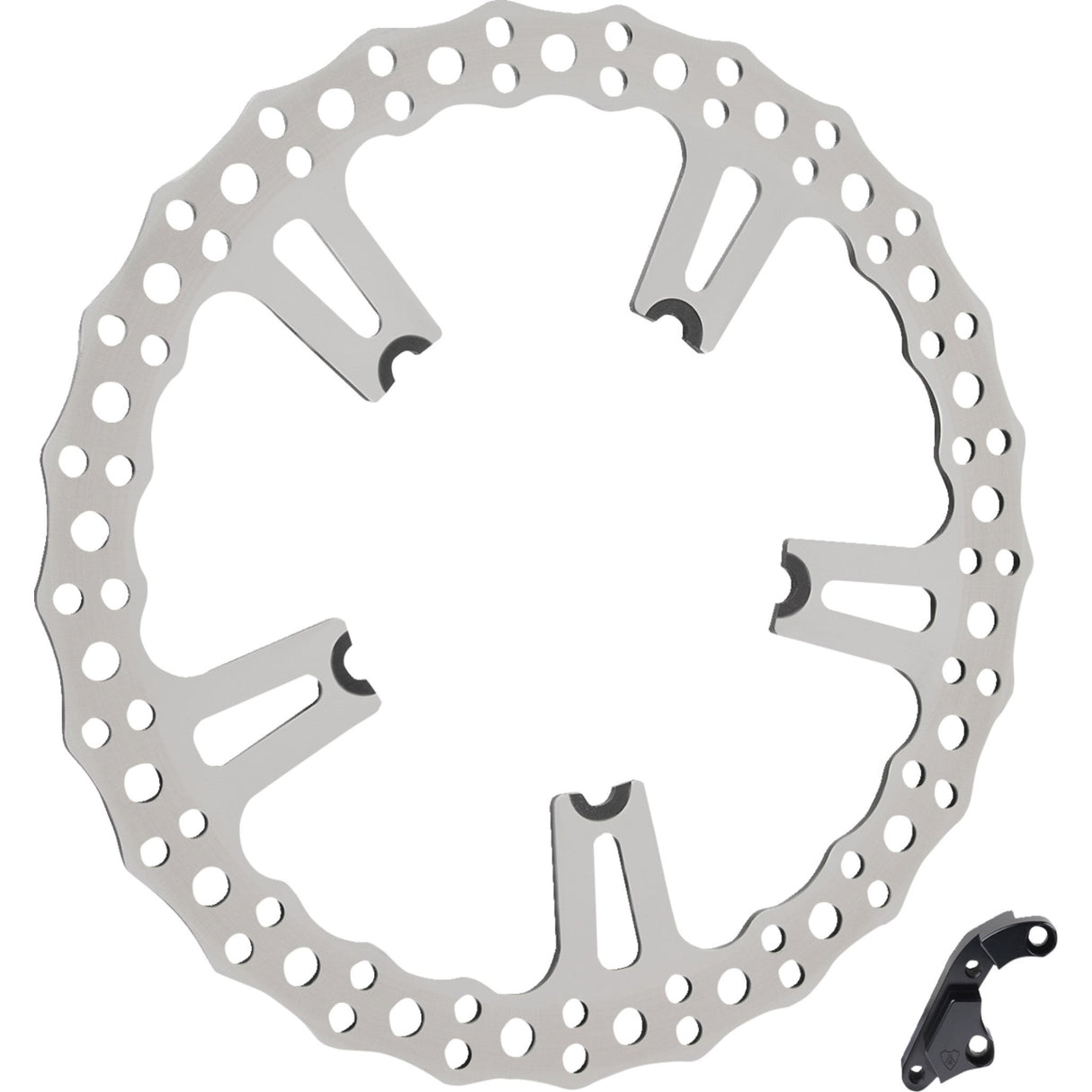 Arlen Ness Big Brake Jagged Floating Rotor Kit 15" Left Spoke-Mount - 02-991 For Harley Motorcycles 2006-2017