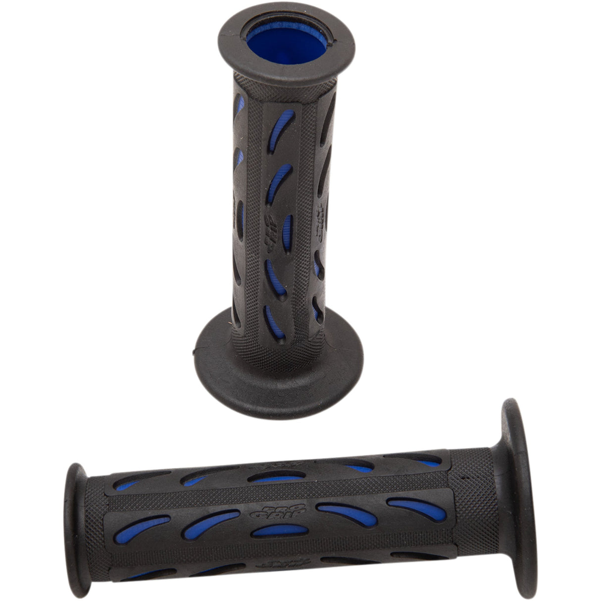 PRO GRIP PG-724BKBL PA0724OEBL02 724 Dual Density Sportbike Grips Grips - 724 - Open Ends - Black/Blue